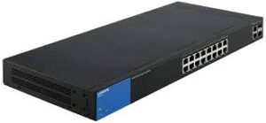 Linksys Business LGS318 16-Port Gigabit Smart Managed Switch + 2x Gigabit SFP/RJ45 Combo Ports