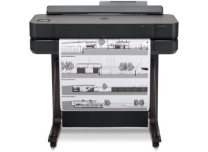 HP DesignJet T650 Large Format up to A1 Plotter Printer - 24" , with Mobile Printing (5HB08A)