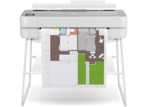 HP DesignJet Studio Steel Large Format up to A1 Plotter Printer - 24" , with Mobile Printing (5HB12C)