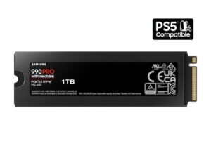 Samsung 990 PRO w/ Heatsink PCIe® 4.0 NVMe™ SSD 1TB (Character Box)