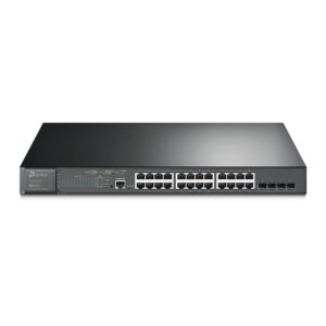 TP Link JetStream 28-Port Gigabit L2+ Managed Switch with 24-Port PoE+