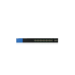 Linksys Business LGS326MP PoE+ Smart 24 Port Gigabit Network Switch + 2X Gigabit SFP/RJ45 Combo Ports (384W)