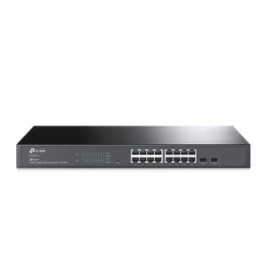 TP Link JetStream 16-Port Gigabit Smart Switch with 2 SFP Slots