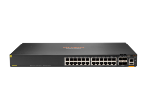 Aruba 6300F 24-port 1GbE Class 4 PoE and 4-port SFP56 Switch - JL666A