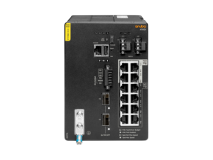 Aruba 4100i 12-port 1GbE (8-port Class 4 POE and 4-port Class 6 POE) 2-port SFP+ DIN Mount Switch - JL817A