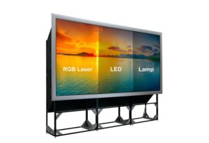 BARCO Upgrade to an RGB Laser video wallBarco 
Upgrade your current video wall investment with improved brightness, color gamut and lifetime